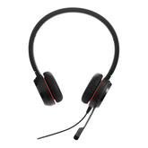 Jabra Evolve 30 II UC estéreo - Auriculares - intrauditivos - con cable - conector de 3,5 mm, USB-C