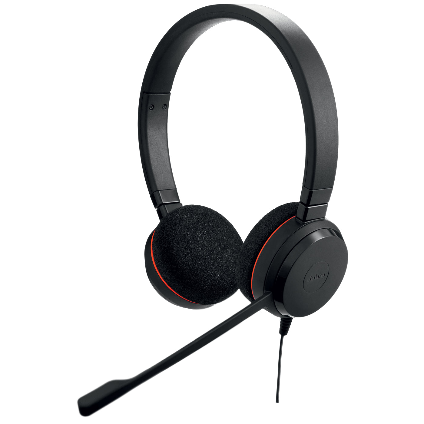 Jabra Evolve 20 UC stereo - Auriculares - supraaurales - con cable - USB-C - aislamiento de ruido