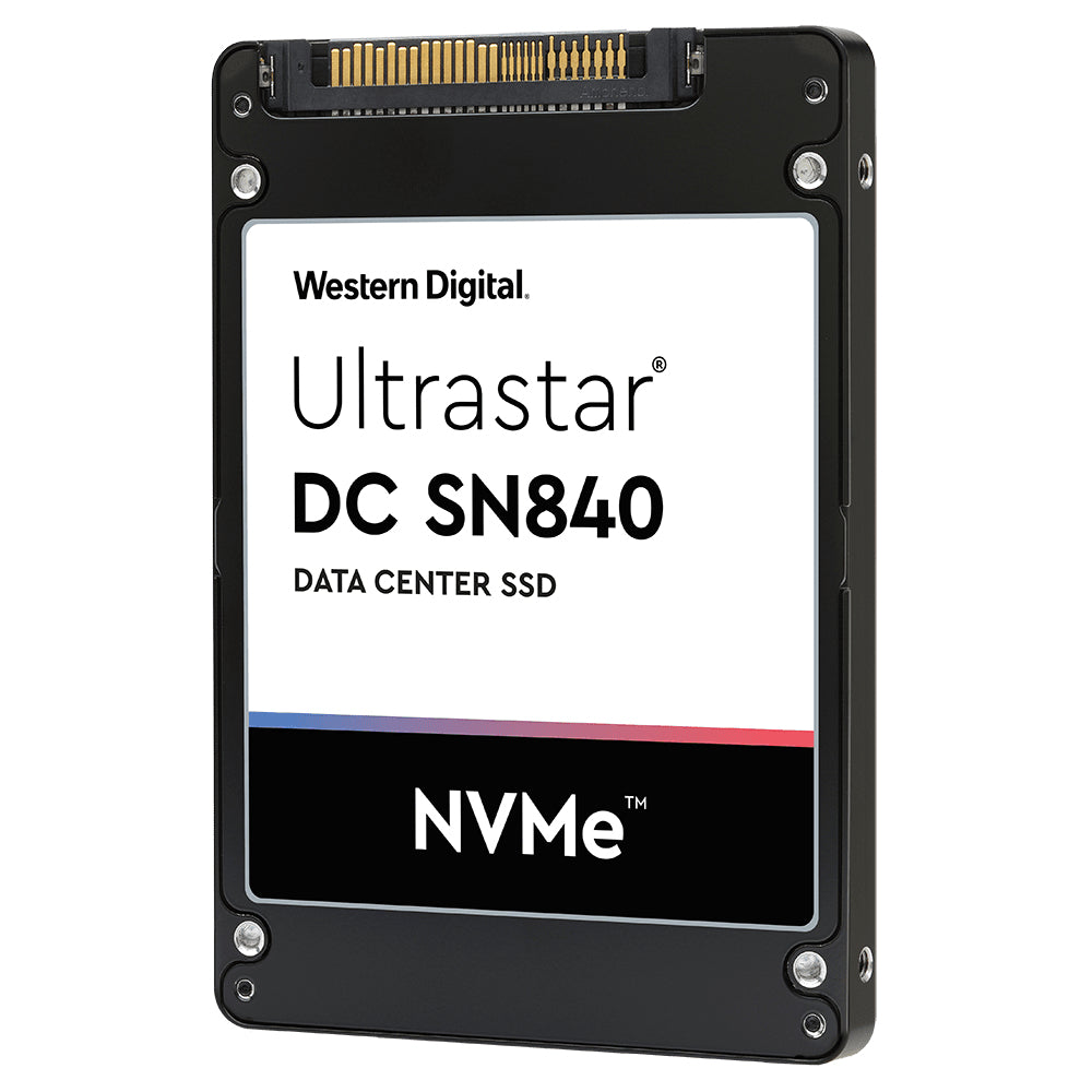 WD Ultrastar DC SN840 WUS4BA1A1DSP3X5 - SSD - encrypted - 15360 GB - internal - 2.5" - U.2 PCIe 3.1 x4 (NVMe) - FIPS 140-2 - FIPS TCG encryption