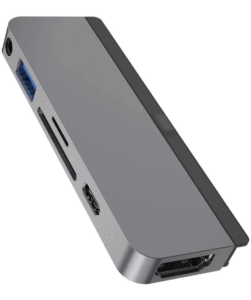HyperDrive 6-in-1 Hub - Estação de engate - USB-C - HDMI - para Apple 10.9-inch iPad Air, 11-inch iPad Pro, 12.9-inch iPad Pro, iPad mini (6ª geração)