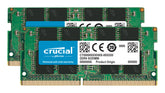 Crucial - DDR4 - kit - 32 GB: 2 x 16 GB - SO DIMM de 260 pines - 2666 MHz / PC4-21300 - CL19 - 1,2 V - sin búfer - sin ECC