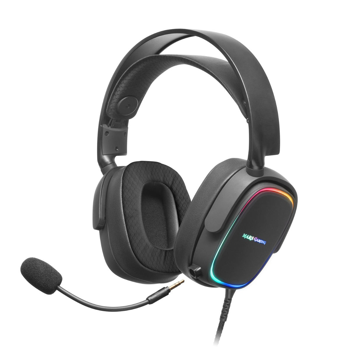 MARS Gaming MHAX Headphones, 53mm, Black (MHAX)