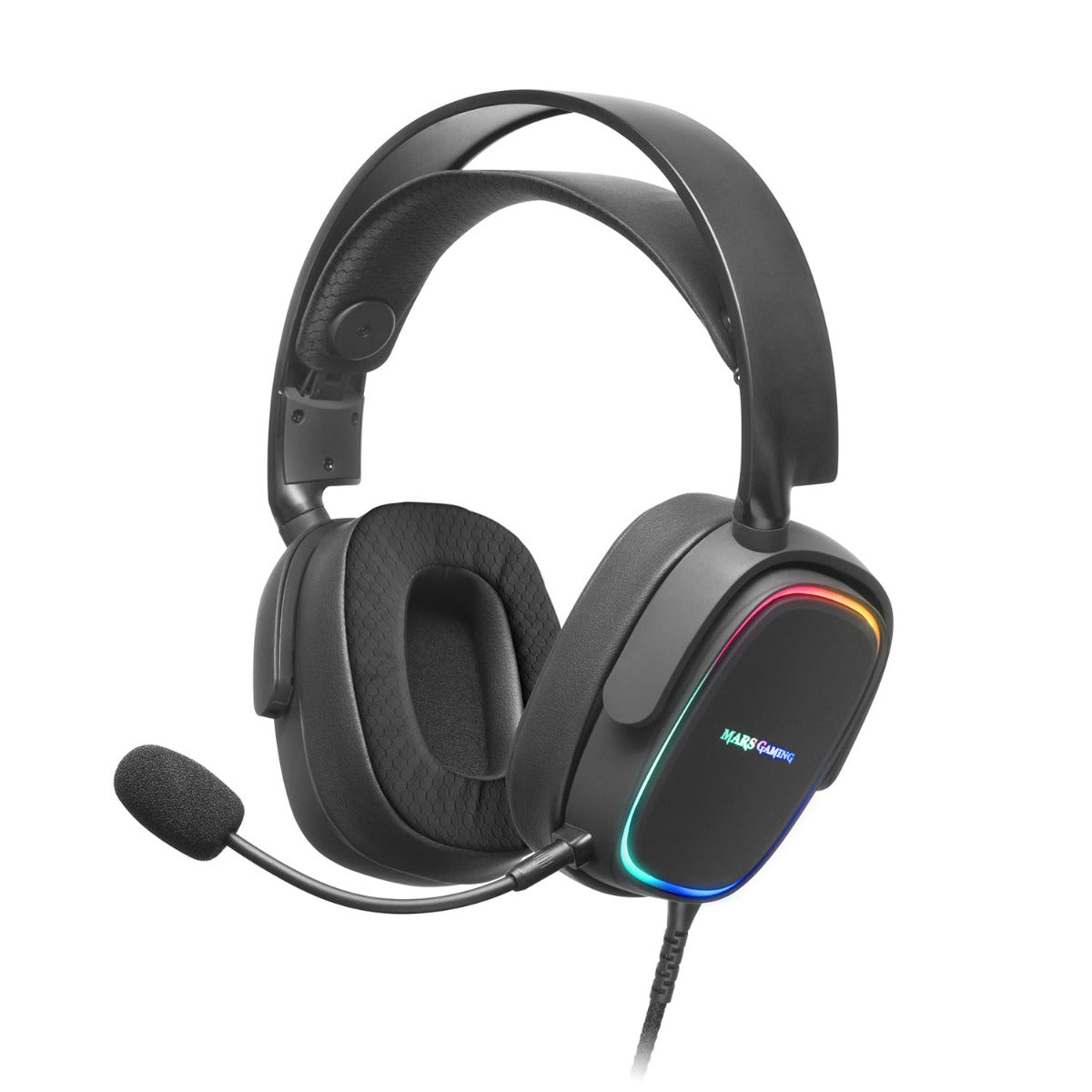 MARS Gaming MHAX Headphones, 53mm, Black (MHAX)