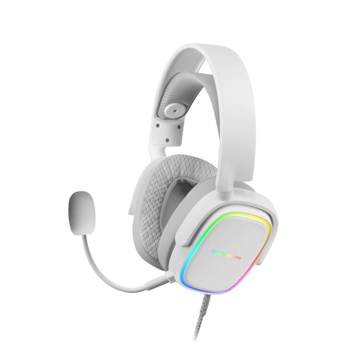 MARS Gaming Headphones MHAXW 53mm, White (MHAXW)