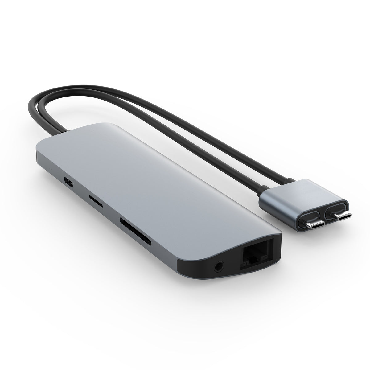 HyperDrive VIPER 10-in-2 Hub - Docking Station - USB-C - 2 x HDMI - GigE - for Apple 10.9-inch iPad Air (4th generation), 11-inch iPad Pro (1st generation, 2nd gen, 3rd gen) , 12.9-inch iPad Pro (3rd generation, 4th generation, 5th generation), Mac