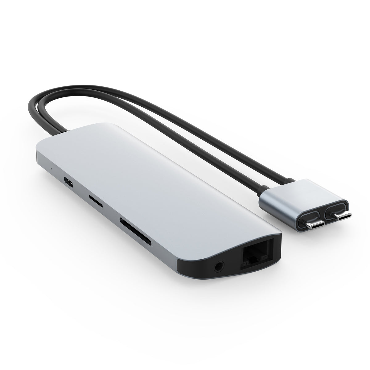 HyperDrive VIPER 10-in-2 Hub - Docking Station - USB-C - 2 x HDMI - GigE - for Apple 10.9-inch iPad Air (4th generation), 11-inch iPad Pro (1st generation, 2nd gen, 3rd gen) , 12.9-inch iPad Pro (3rd generation, 4th generation, 5th generation), Mac
