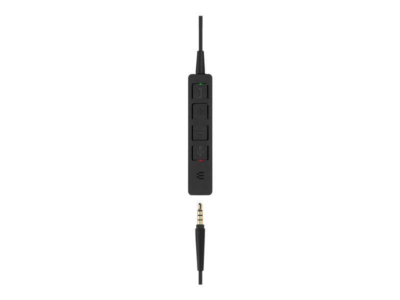 EPOS I SENNHEISER ADAPT SC 135 - Auscultadores - no ouvido - com cabo - cancelamento de ruído activo - macaco de 3,5 mm - preto, branco