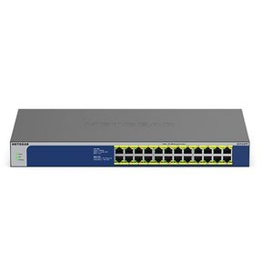 NETGEAR GS524PP - Switch - no management - 24 x 10/100/1000 (PoE+) - desktop, rail mountable - PoE+ (300 W) - AC 100 - 230 V