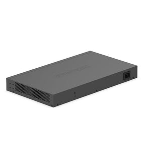 NETGEAR GS524PP - Conmutador - sin administración - 24 x 10/100/1000 (PoE+) - escritorio, montaje en riel - PoE+ (300 W) - CA 100 - 230 V