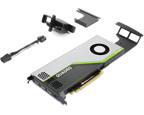 NVIDIA Quadro RTX 4000 - Tarjeta gráfica - Quadro RTX 4000 - 8 GB GDDR6 - PCIe 3.0 x16 - 3 x DisplayPort, USB-C - para ThinkStation P330 Gen 2, P340, P520, P520c, P620, P720, P920