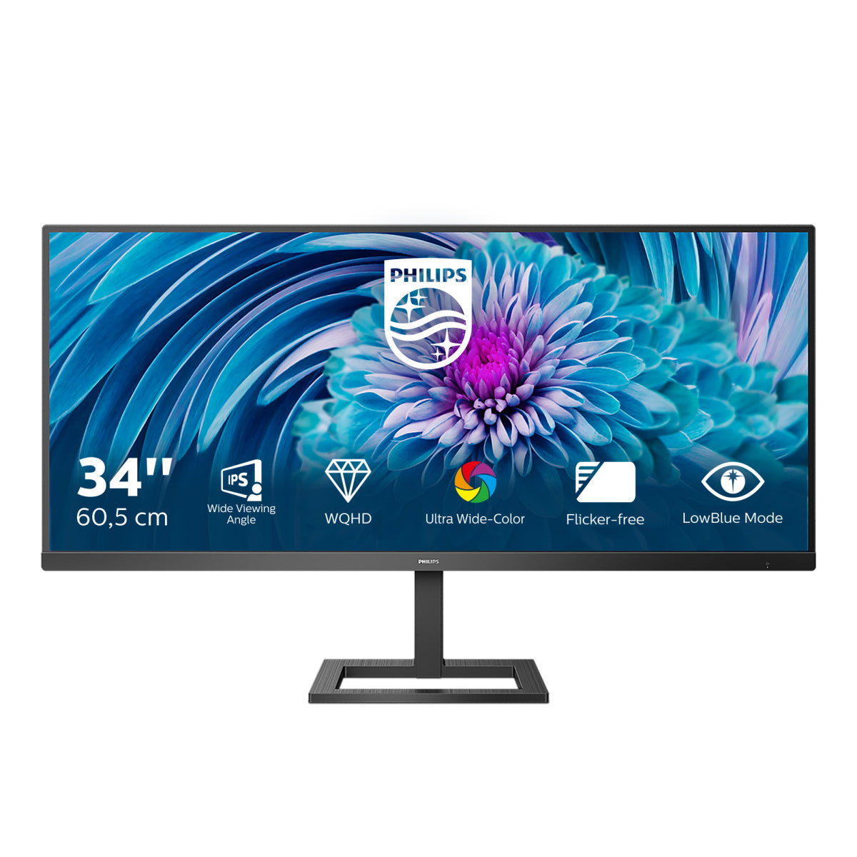 MONITOR PHILIPS IPS 34 21:9 WQHD HDMI DP ALTAVOCES TIENE 345E2AE/00