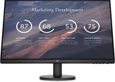 HP P27v G4 - LED Monitor - 27" - 1920 x 1080 Full HD (1080p) @ 60 Hz - IPS - 300 cd/m² - 1000:1 - 5ms - HDMI, VGA - Black