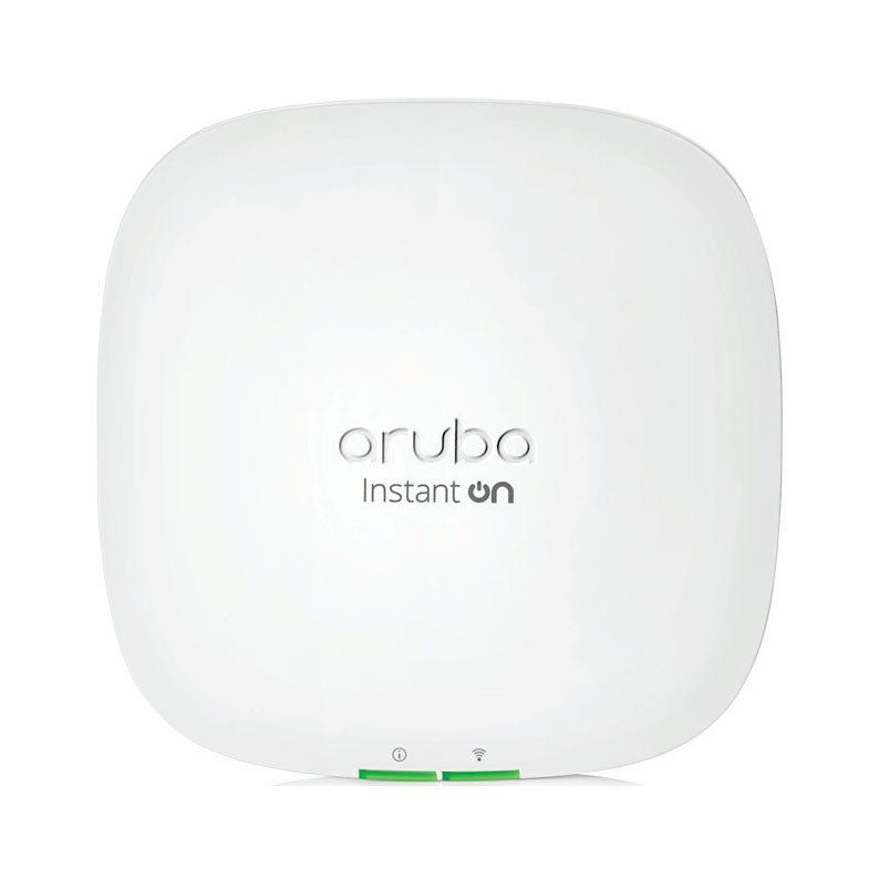 HPE Aruba Instant ON AP22 - Wireless Access Point - Bluetooth, Wi-Fi 6 - 2.4GHz, 5GHz - DC Powered - Wall/Ceiling Mountable