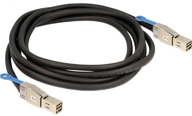 Lenovo - External SAS cable - 4 x Mini SAS HD (SFF-8644) (M) to 4 x Mini SAS HD (SFF-8644) (M) - 50 cm - for ThinkSystem DE4000H Hybrid