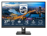 Philips B Line 276B1 - Monitor LED - 27" - 2560 x 1440 QHD @ 75 Hz - IPS - 350 cd/m² - 1000:1 - 4 ms - 2xHDMI, DisplayPort, USB-C - altavoces - textura negra - para exone go Business 1570 II, go Expert 1775, go Workstation 1575, go+ Business 1680