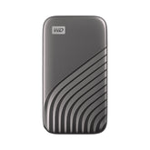 WD My Passport SSD WDBAGF0020BGY - SSD - encriptado - 2 TB - externa (portátil) - USB 3.2 Gen 2 (USB C conector) - 256-bits AES - cinzento espaço