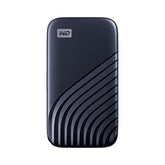 WD My Passport SSD WDBAGF0010BBL - SSD - encrypted - 1 TB - external (portable) - USB 3.2 Gen 2 (USB C connector) - 256-bit AES - night blue