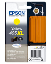 Epson 405XL - 14.7 ml - XL - amarelo - original - blister - tinteiro - para WorkForce WF-7310, 7830, 7835, 7840, WorkForce Pro WF-3820, 3825, 4820, 4825, 4830, 7840