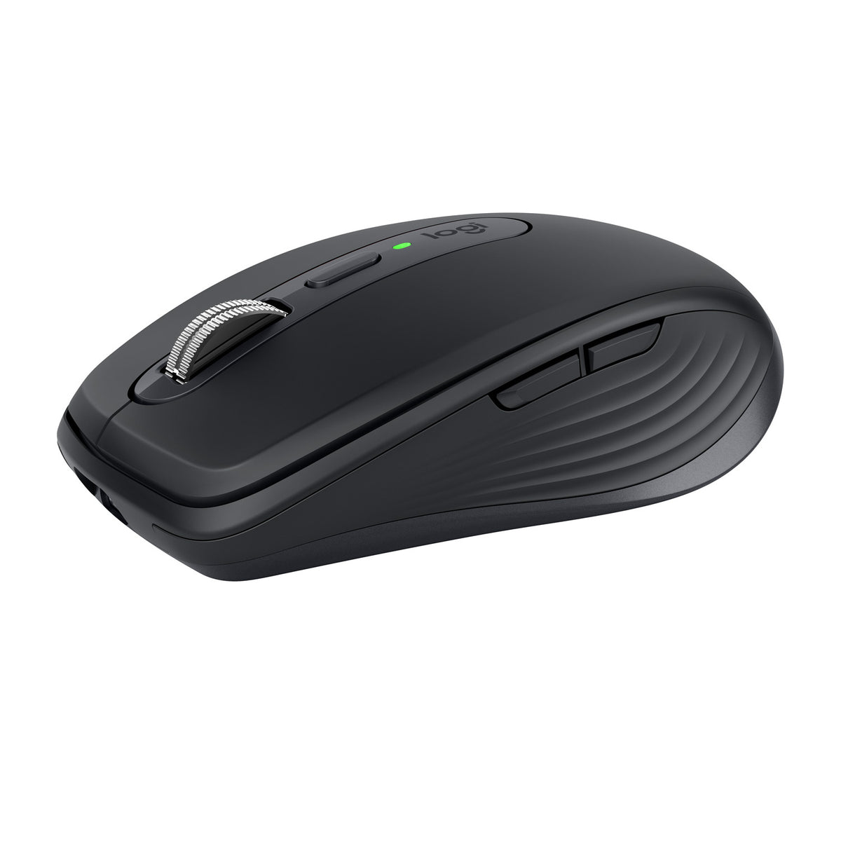 Logitech MX Anywhere 3 - Mouse - laser - 6 buttons - wireless - Bluetooth, 2.4 GHz - USB wireless receiver - graphite