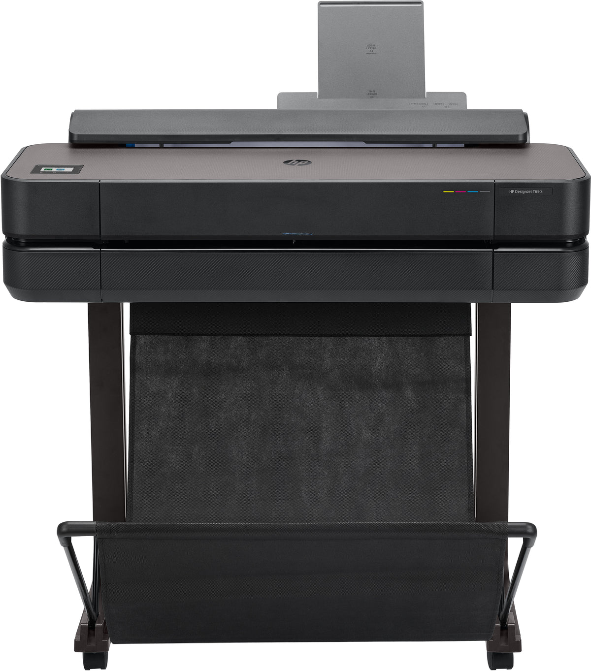 HP DesignJet T650 - Impresora de gran formato de 24" - color - inyección de tinta - Rollo A1 (61,0 cm x 91,4 m) - 2400 x 1200 ppp - hasta 0,43 min/página (mono)/ hasta 0,43 min/página (color) - USB , LAN, Wi-Fi - cortador