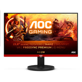 AOC Gaming G2490VXA - Monitor LED - gaming - 24" (23.8" visível) - 1920 x 1080 Full HD (1080p) @ 144 Hz - VA - 350 cd/m² - 3500:1 - 1 ms - HDMI, DisplayPort - altifalantes - preto, vermelho