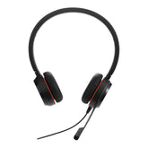 Jabra Evolve 20SE MS stereo - Special Edition - headphones - on ear - with cable - USB-C - noise isolation - Certified for Skype for Business