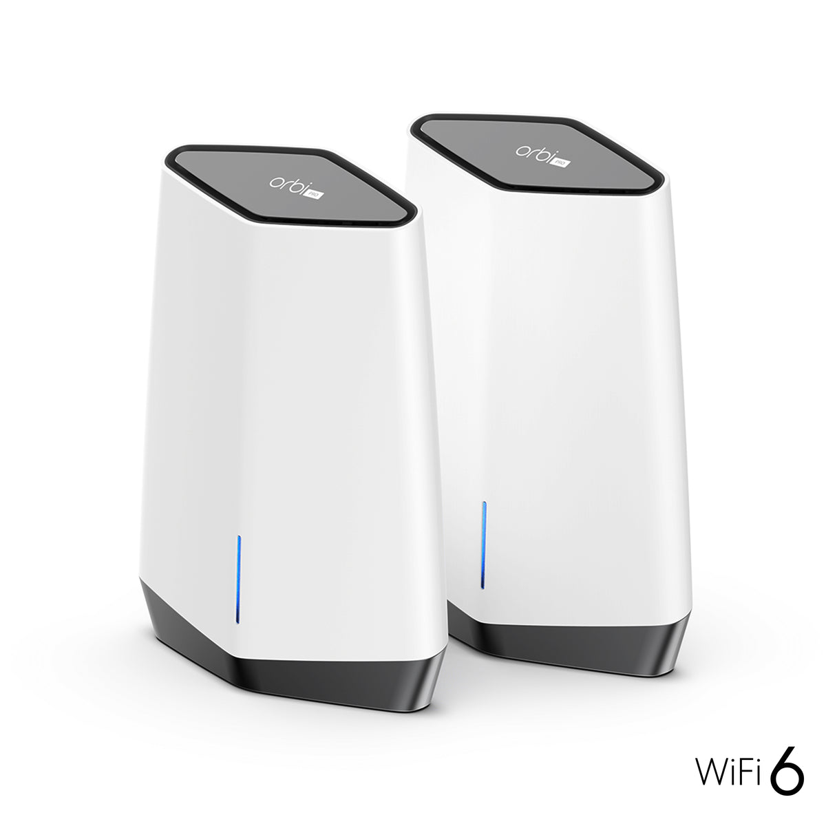 NETGEAR Orbi Pro SXK80 - Wi-Fi system (router, extender) - network - GigE, 2.5 GigE - 802.11a/b/g/n/ac/ax - Tri-Band - wall mountable, ceiling mountable