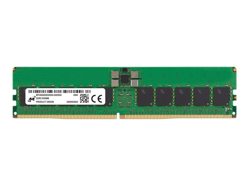 Micron - DDR5 - módulo - 32 GB - DIMM de 288 pines - 4800 MHz / PC5-38400 (MTC20F2085S1RC48BA1R)