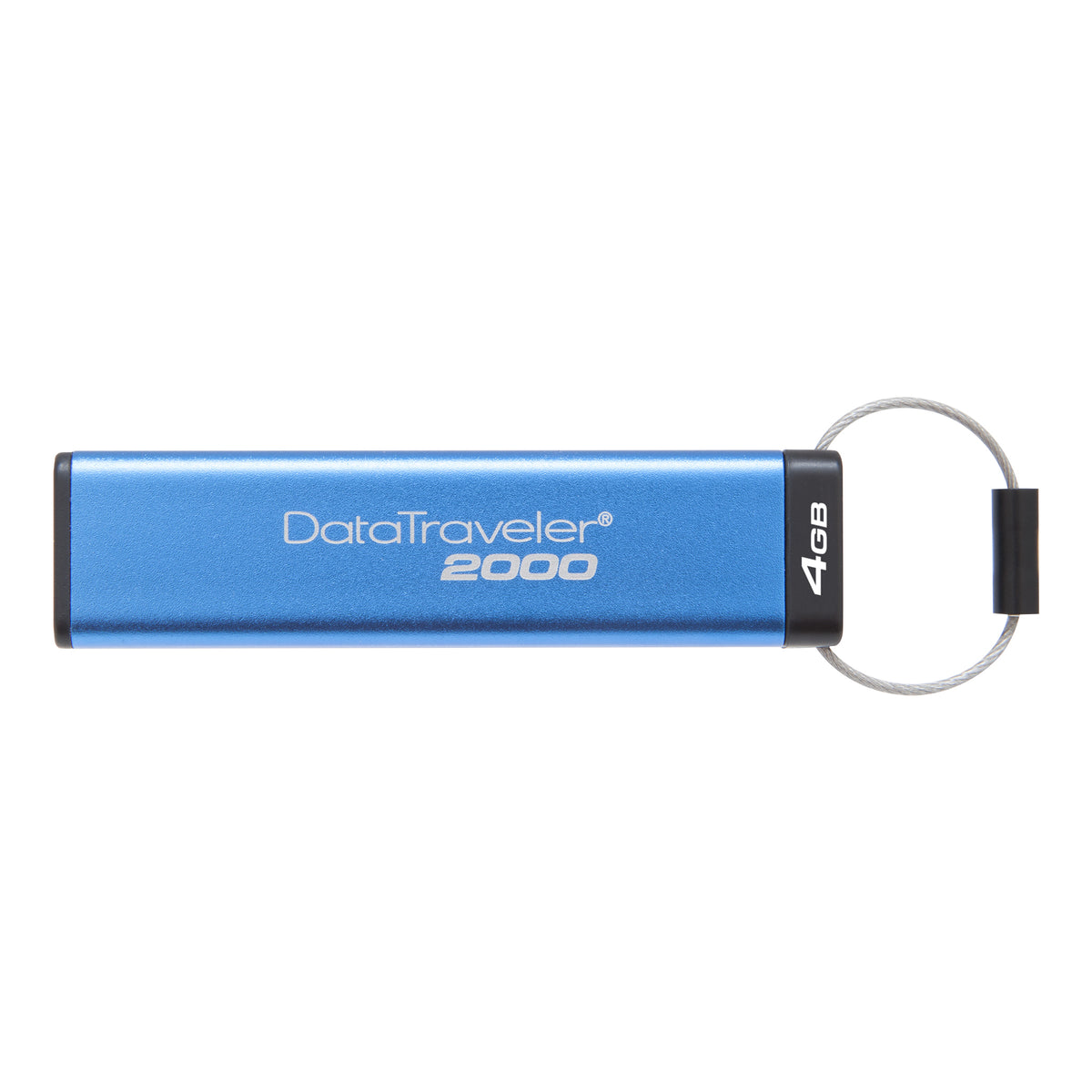 Kingston DataTraveler 2000 - USB flash drive - encrypted - 128 GB - USB 3.1 Gen 1 - FIPS 140-2 Level 3