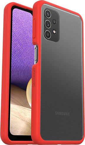 PAQUETE REACT GALAXY A32 5G TRANSPARENTE/ROJO