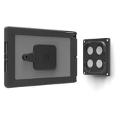 Compulocks Magnetix Secured Magnetic Tablet Wall Mount - Cable lock included - Holder - for tablet - lockable - galvanized steel - black - wall mountable