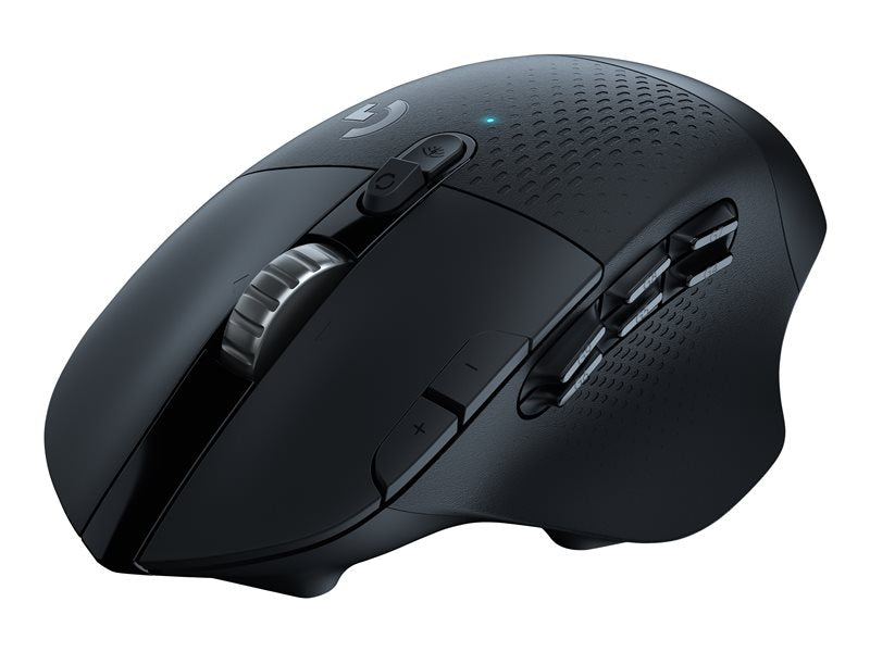 Logitech Gaming Mouse G604 - Mouse - optical - 15 buttons - wireless - Bluetooth, LIGHTSPEED - Logitech LIGHTSPEED receiver - black (910-005650)