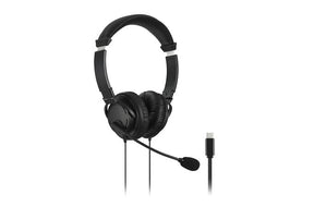 Kensington Hi-Fi USB-C Auriculares con micrófono - Auriculares - Dentro de la oreja - Con cable - USB-C - Negro