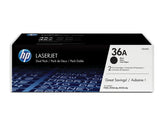 HP 36A - Pack of 2 - Black - Original - LaserJet - Toner Cartridge (CB436AD) - for LaserJet M1120 MFP, M1120n MFP, M1522n MFP, M1522nf MFP, P1505, P1505n, P1506