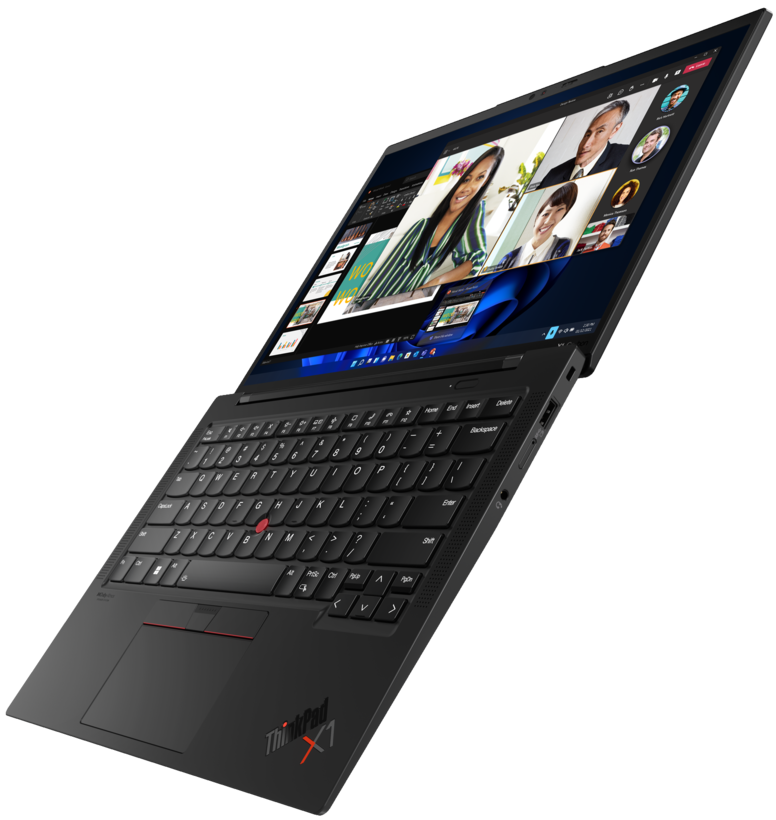 Lenovo ThinkPad X1 Carbon Gen 10 21CB - Diseño de bisagra de 180 grados - Intel Core i7 1260P / 2.1GHz - Evo - Win 11 Pro - Iris Xe Graphics - 16 GB RAM - 512 GB SSD TCG Opal Encryption 2, NVMe, Performance - 14" IPS 1920 x 1200 - NFC, WiFi 6E -