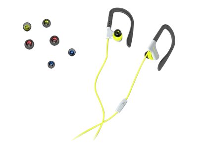 Energy Sport 1 - Auscultadores intra-aurais com microfonoe - intra-auricular - montagem sobre a orelha - com cabo - macaco de 3,5 mm - amarelo