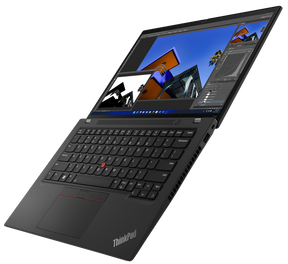 Lenovo ThinkPad T14 Gen 3 21AH - Diseño de bisagra de 180 grados - Intel Core i7 1260P / 2.1GHz - Win 11 Pro - Gráficos Iris Xe - 16GB RAM - 512GB SSD TCG Opal Encryption 2, NVMe - 14" IPS 1920 x 1200 - Wi-Fi 6E - trueno negro - kbd: Inglés -