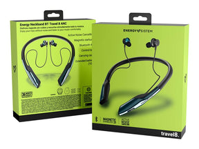 Energy Neckband BT Travel 8 ANC - In-Ear Headphones with Microphone - In-Ear - Neckband - Bluetooth - Wireless - Active Noise Cancellation