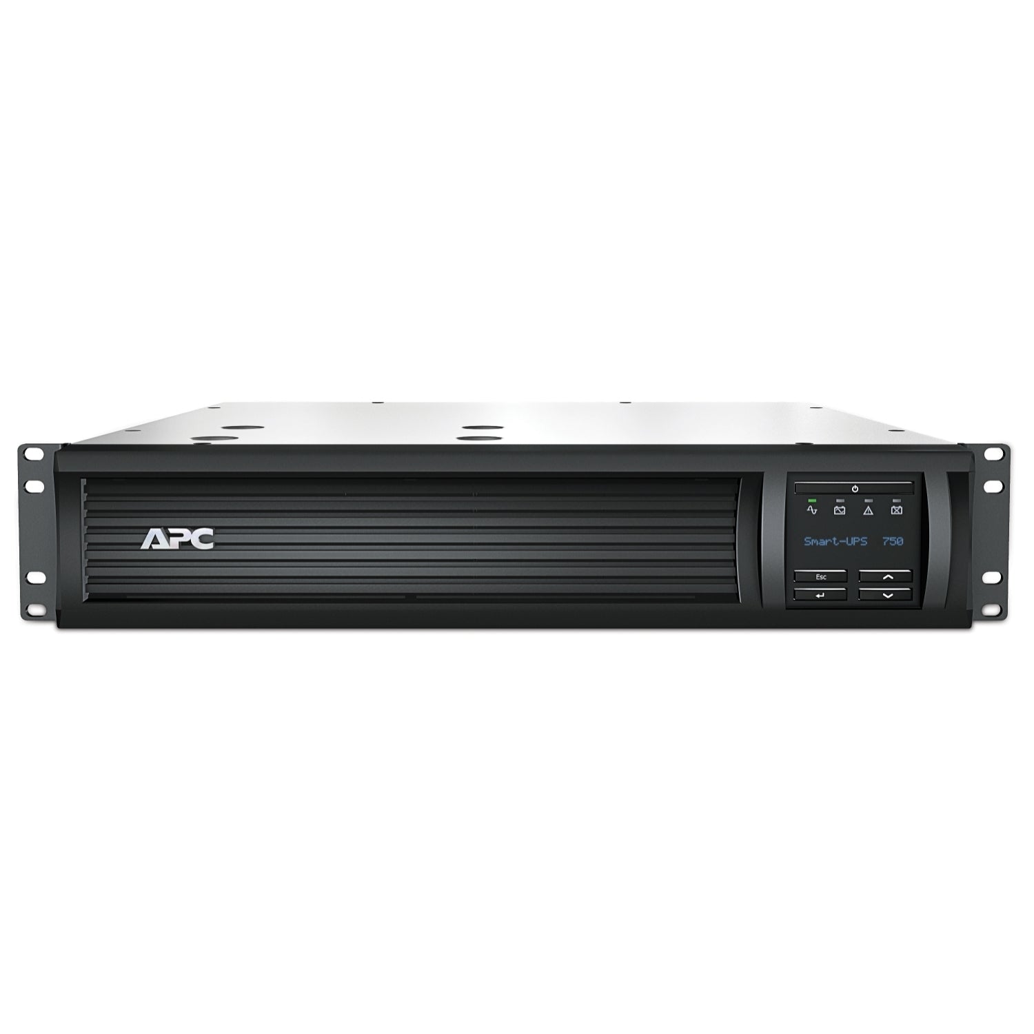 APC Smart-UPS 750 LCD - UPS (rack mountable) - AC 230 V - 500 Watt - 750 VA - RS-232, USB - output connectors: 4 - 2U - black - for P/N: AR4018SPX432, AR4024SP, AR4024SPX429 , AR4024SPX431, AR4024SPX432, NBWL0356A