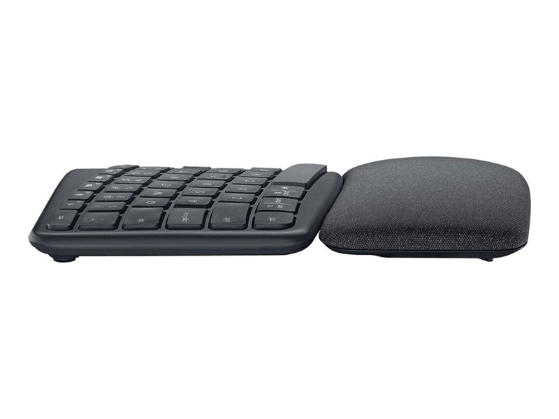 Logitech ERGO K860 Split Keyboard for Business - Teclado - Inalámbrico - Bluetooth LE - Alemán - Grafito