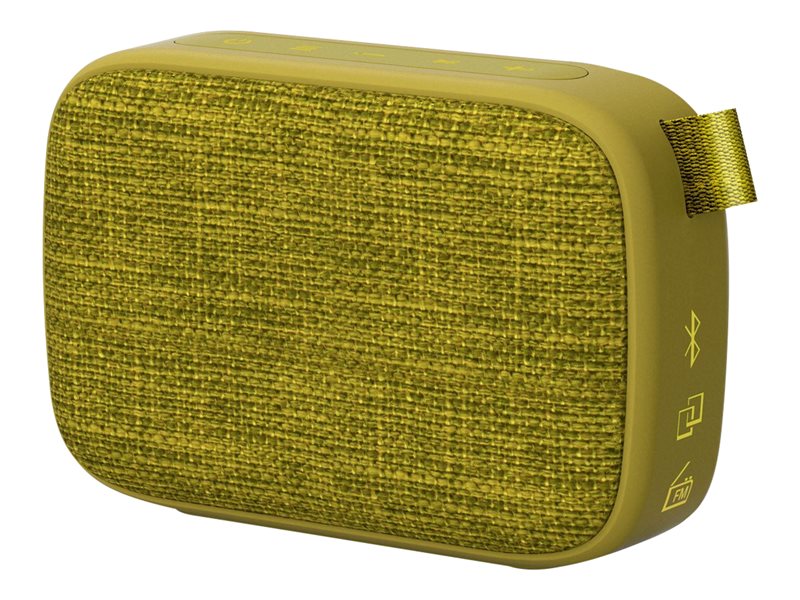 Energy Fabric Box 1+ Pocket - Altifalante - para utilização portátil - sem fios - Bluetooth - 3 Watt - verde