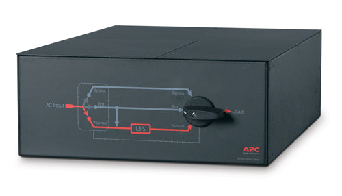 APC Service Bypass Panel - Bypass switch (rack mountable) - AC 230 V - output connectors: 10 - black - for Smart-UPS RT 10000VA