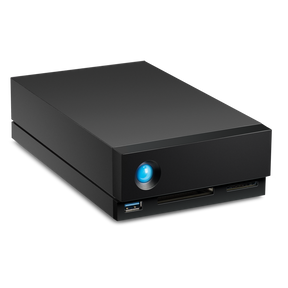 LaCie 1big Dock STHS18000800 - Matriz de disco rígido - 18 TB - 1 baias (SATA-600) - HDD 18 TB x 1 - USB 3.1, Thunderbolt 3 (externo) - com Rescue Data Recovery Service