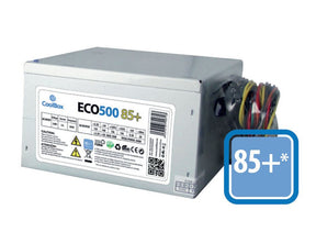 Fuente de comida 500W CoolBox ATX ECO-500 85+ (certificación CE 85% Eficiencia)