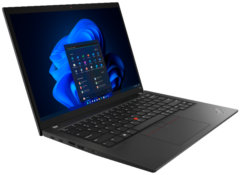 Lenovo ThinkPad T14s Gen 3 21BR - Intel Core i7 1260P / 2.1 GHz - Evo - Win 10 Pro 64-bit (includes Windows 11 Pro License) - Iris Xe Graphics - 16 GB RAM - 512 GB SSD TCG Opal Encryption 2, NVMe - 14 " IPS 1920 x 1200 - Wi-Fi 6E - 4G LTE - Black Thunder