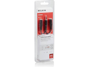 Belkin - Audio Splitter - Male Stereo Mini Port to Female Stereo Mini Port - 10cm