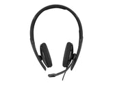 EPOS I SENNHEISER ADAPT SC 160 USB-C - Serie SC 100 - auriculares - supraaurales - con cable - USB-C - negro - Certificado para Skype for Business