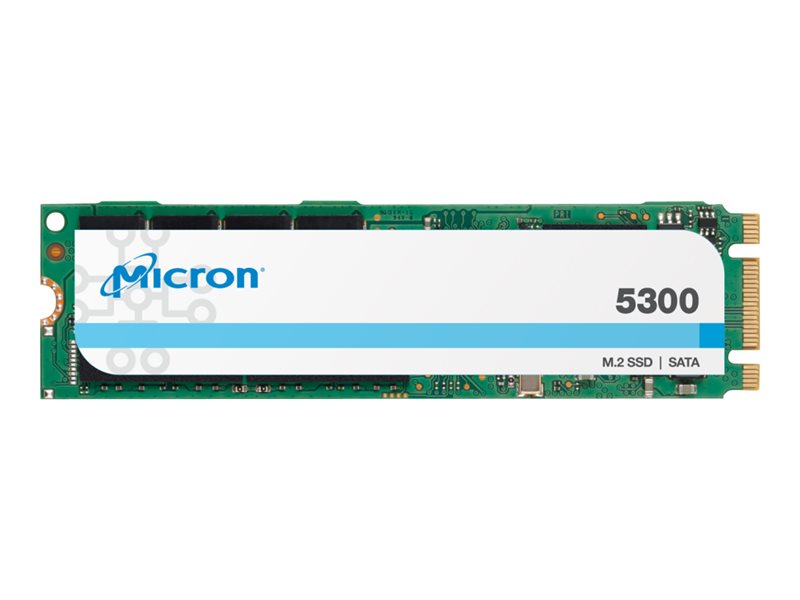 Micron 5300 PRO - SSD - 1.92 TB - internal - M.2 2280 - SATA 6Gb/s (MTFDDAV1T9TDS-1AW1ZABYYR)