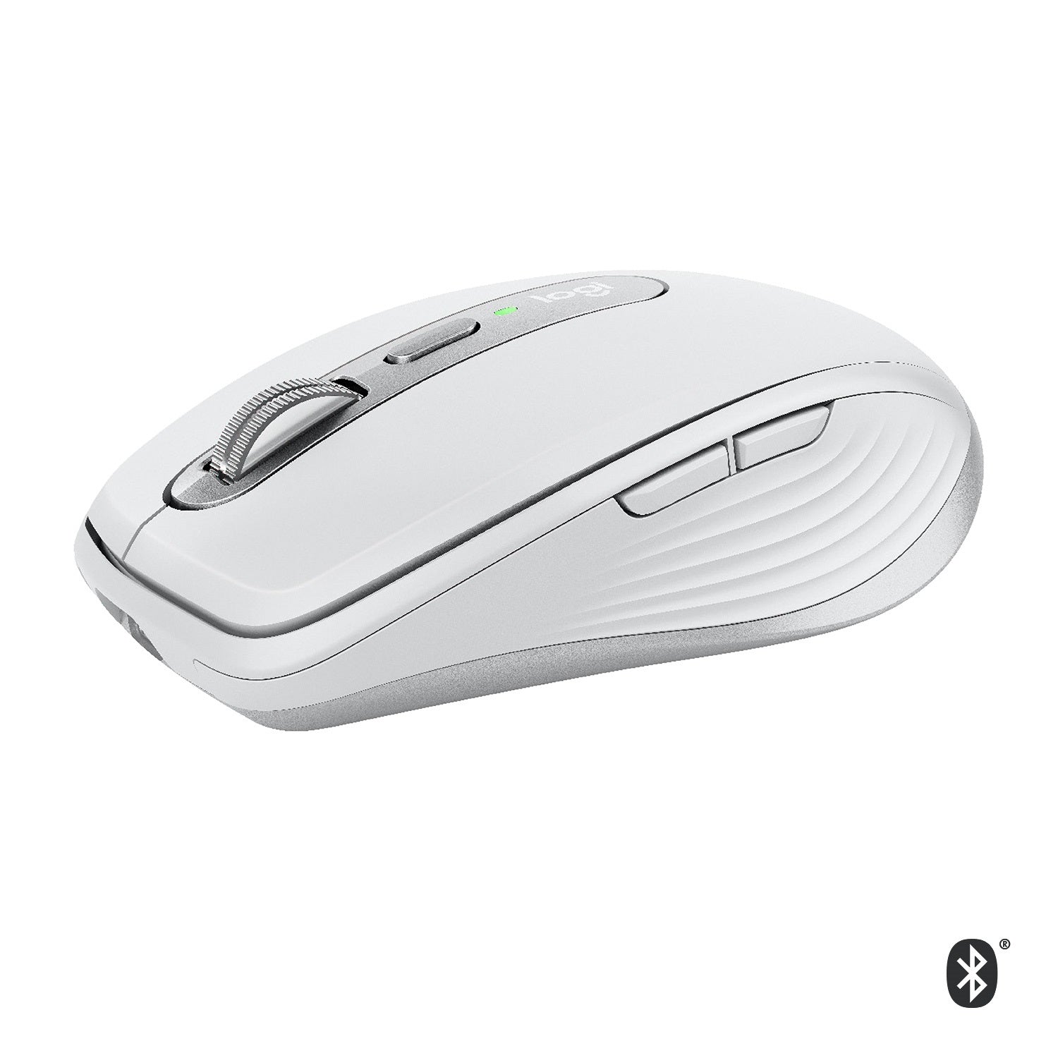 Logitech MX Anywhere 3 for Mac - Mouse - laser - 6 buttons - wireless - Bluetooth - USB wireless receiver - pale gray - for Apple 10.2-inch iPad, 10.5-inch iPad Air, 10.9-inch iPad Air, iPad mini 5