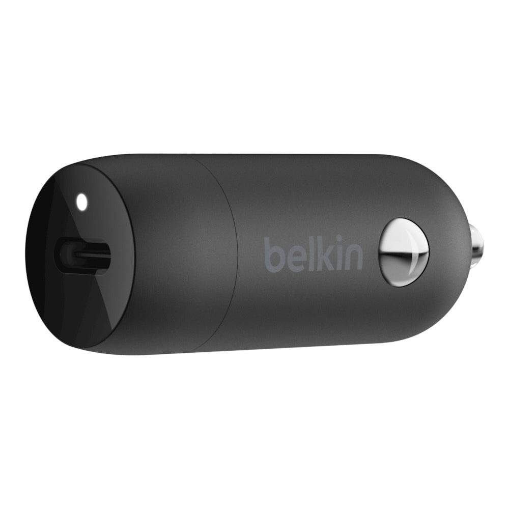 Belkin BOOST CHARGE - Adaptador de corriente para coche - 20 W - Carga rápida (USB-C) - Negro